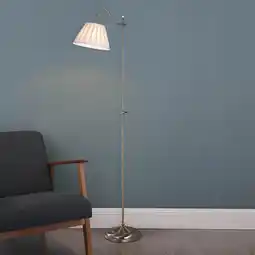 Costco Suffolk Rise & Fall Floor Lamp with Pleated Shade offer