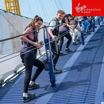 Costco Virgin Experience Days Up at The O2 Climb for Two (8+ Years) offer