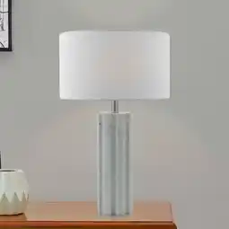 Costco Erebus Marble Effect Table Lamp offer