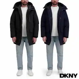 Costco DKNY Mens Down Parka Jacket offer