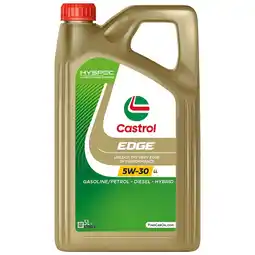Costco Castrol Edge 5W-30 LL Car Engine Oil, 5 Litres offer