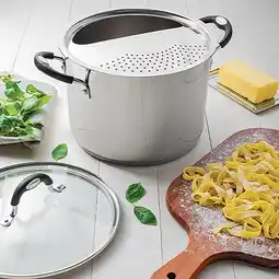 Costco Tramontina Stainless Steel Stockpot & Drainer, 24cm / 7.8L offer