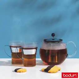 Costco Bodum Assam Tea Press with 2 Tea Glasses offer