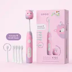 Costco Ordo Squishmallows Patty The Cow Rechargeable Kids Toothbrush & 6 Brush Heads offer