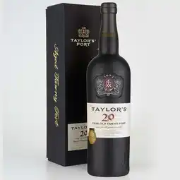 Costco Taylors 20 Year Old Tawny Port, 75cl with Gift Box offer