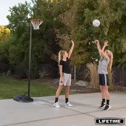 Costco Lifetime 10ft (3.05 m) Height Adjustable Portable Netball Goal offer