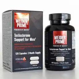 Costco Weider Prime Testosterone Support for Men, 120 Count offer
