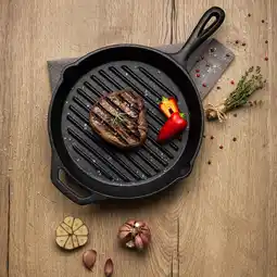 Costco Tramontina Cast Iron Griddle Pan, 26cm offer
