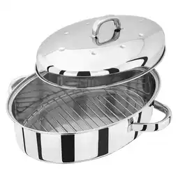 Costco Judge Stainless Steel Oval Roaster & Rack offer