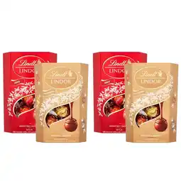 Costco Lindt Lindor Chocolate Truffles in 4 Varieties, 4 x 200g offer