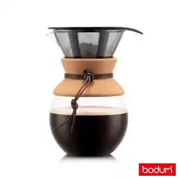 Costco Bodum Pour Over Coffee Maker, 1L with Permanent Filter offer