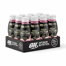 Costco Optimum Nutrition High Protein Shake, Strawberry 12 x 330ml offer
