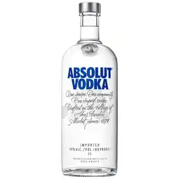 Costco Absolut Original Swedish Vodka, 1L offer