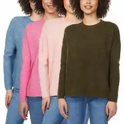 Costco Buffalo Ladies Indi Knit Crew Sweater offer