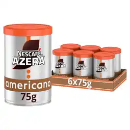 Costco Nescafé Azera Americano Instant Ground Coffee, 6 x 75g offer