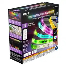 Costco Feit 19.6ft (6m) Smart LED Colour Chase Strip Lights offer
