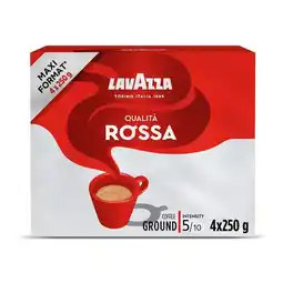 Costco Lavazza Qualita Rossa Ground Coffee, 4 x 250g offer