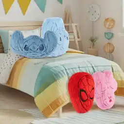 Costco Disney Character Faux Rabbit Fur Oversized Cushion, in 4 Designs offer