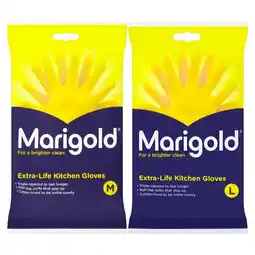 Costco Marigold Extra Life Kitchen Gloves, 6 Pack in 2 Options offer
