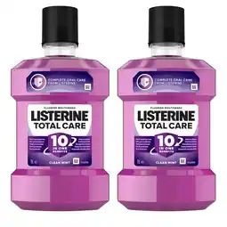 Costco Listerine Total Care 10-in-1 Mouthwash, 2 x 1L offer