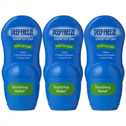 Costco Deep Freeze Glide-On Gel, 3 x 50g offer