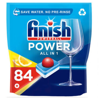Asda Finish Powerball All in 1 Max Sparkle Dishwasher Tablets, Lemon Scent offer
