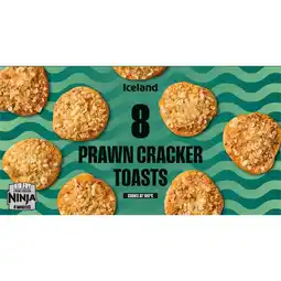 Iceland Iceland 8 Prawn Cracker Toasts 200g offer