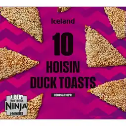 Iceland Iceland 10 Hoisin Duck Toasts 130g offer
