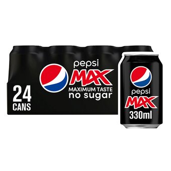 Tesco Pepsi Max 24 X 330Ml offer