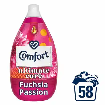 Tesco Comfort Ultimate Cre Fuchsia Passion Fabric Conditioner 58W 870Ml offer