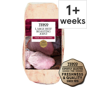 Tesco Tesco Large Beef Roasting Joint With Basting Fat offer