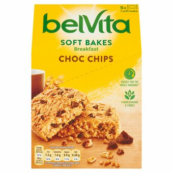 Tesco Belvita Soft Bakes Chocolate Chip 250G offer