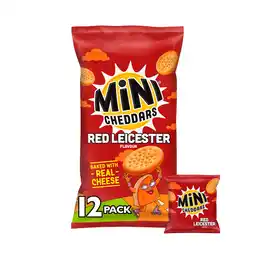 Iceland Jacob's Mini Cheddars Red Leicester Multipacks 12x23g offer