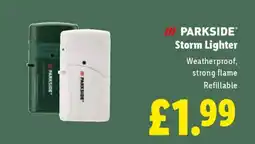 Lidl PARKSIDE Storm Lighter offer