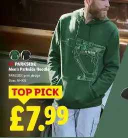 Lidl Men’s Parkside Hoodie offer