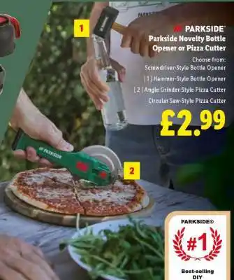 Parkside Novelty Bottle Opener or Pizza Cutter