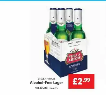 Lidl Stella Artois Alcohol-free Lager offer