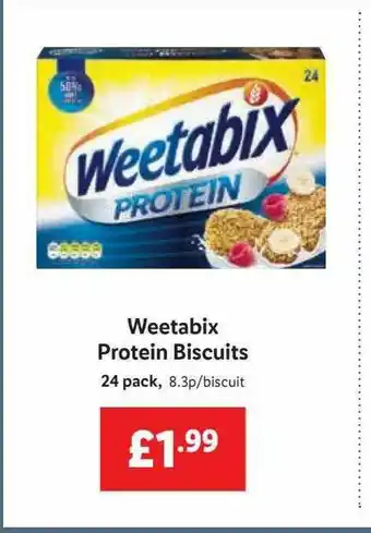 Lidl Weetabix Protein Biscuits offer