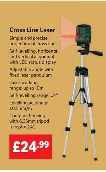 Lidl Cross Line Laser offer
