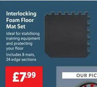 Lidl Interlocking Foam Floor Mat Set offer