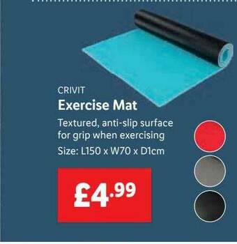 Lidl Crivit Exercise Mat offer
