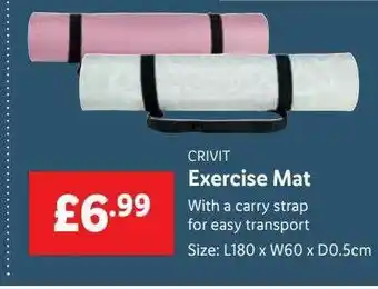 Lidl Crivit Exercise Mat offer