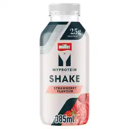 Iceland Muller Myprotein Strawberry High Protein Shake offer