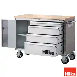 Costco Hilka 48 (122cm) 4 Drawer Stainless Steel Tool Cabinet offer