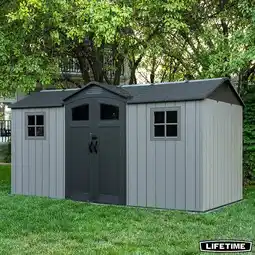 Costco Lifetime 14.5ft x 7ft (4.42 x 2.13m) Storage Shed - Model 60477 offer