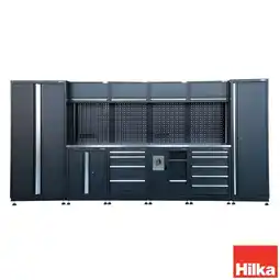 Costco Hilka Garage Industrial 15 pc Modular Cabinet Set offer