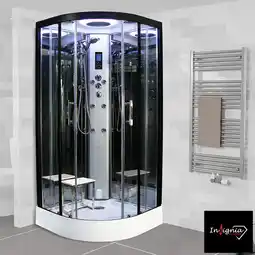 Costco Insignia Diamond 900mm Quadrant Steam Shower in 2 Colours offer