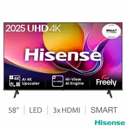 Costco Hisense 58E6QTUK 58 Inch 4K Ultra HD Smart TV offer