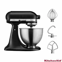 Costco KitchenAid Classic Stand Mixer 4.3L Stainless Steel Bowl, Matt Black, 5K45SSBBM offer