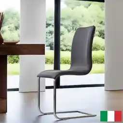 Costco Peressini Rio Grey Faux Leather Dining Chair, 2 Pack offer